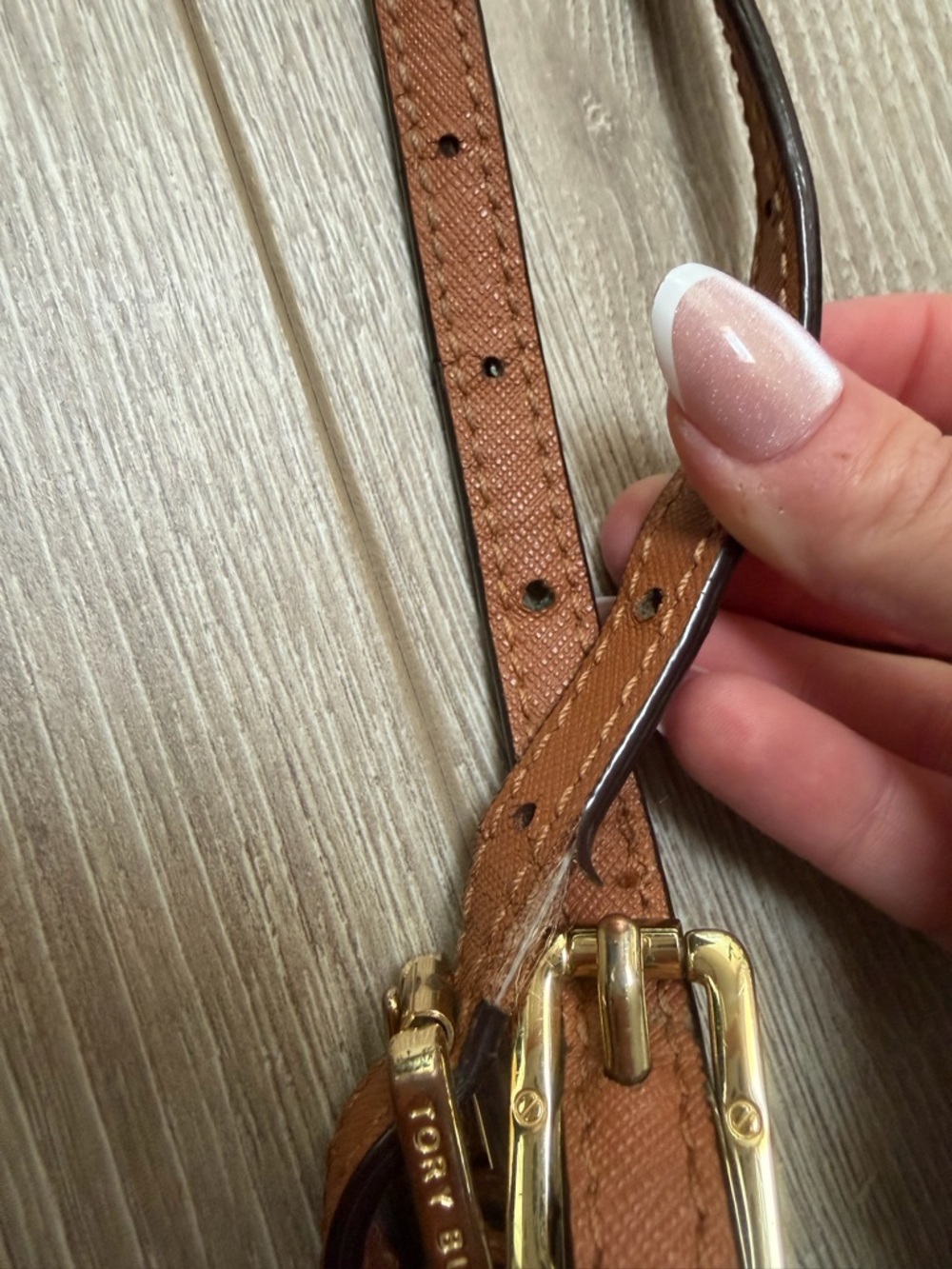 Tory Burch York Buckle Tote leather classic staple workwear gold preppy original - Picture 4 of 9